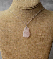 Amazonite / colar de quartzo rosa ecomboutique167