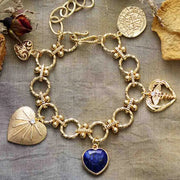 Bracelet "Cur" en Lapis-lazuli