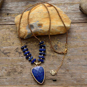 Colar "Seshat" em Lapis-Lazuli ecomboutique167